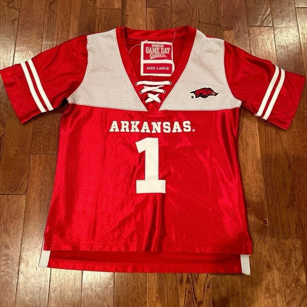 Arkansas Razorbacks Red Jersey Pullover